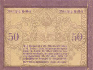 Austria, 50 Heller, FS 908