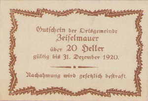 Austria, 20 Heller, FS 1265a