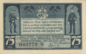 Germany, 75 Pfennig, 794.2a