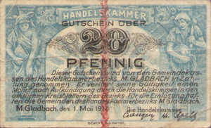 Germany, 20 Pfennig, M57.1a