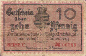 Germany, 10 Pfennig, M8.1a
