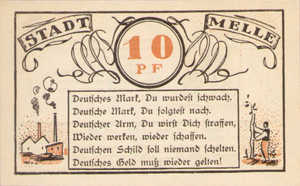 Germany, 10 Pfennig, 879.1