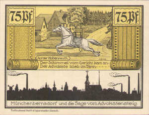 Germany, 75 Pfennig, 911.3
