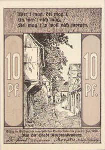 Germany, 10 Pfennig, 935.1