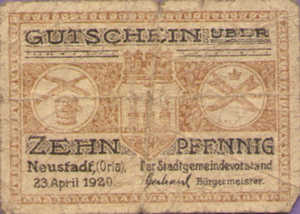 Germany, 10 Pfennig, N31.6b