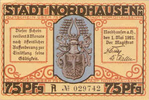 Germany, 75 Pfennig, 987.1j