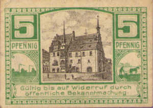 Germany, 5 Pfennig, N31.6a