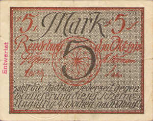 Germany, 5 Mark, 447.01b
