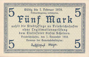 Germany, 5 Mark, 162.01b