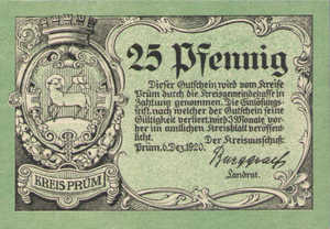 Germany, 25 Pfennig, P40.1a