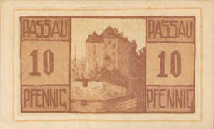 Germany, 10 Pfennig, P7.12b