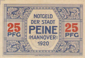 Germany, 25 Pfennig, P11.2b