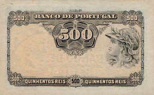 Portugal, 500 Real, P105a Sign.2