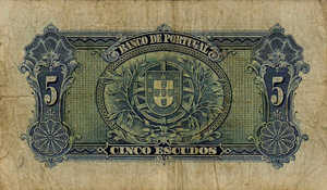 Portugal, 5 Escudo, P133, Lot 26614