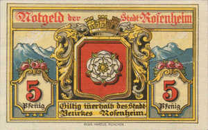 Germany, 5 Pfennig, 1134.1
