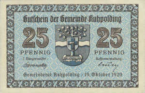 Germany, 25 Pfennig, R58.1c