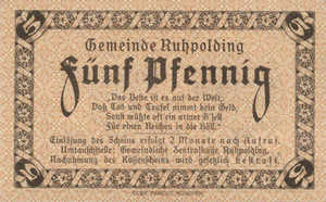 Germany, 5 Pfennig, R58.1c