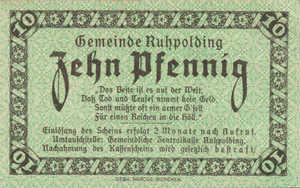 Germany, 10 Pfennig, R58.1c