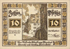 Germany, 10 Pfennig, 1163.1a