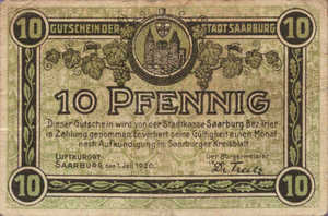 Germany, 10 Pfennig, S4.1a