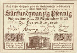 Germany, 25 Pfennig, S61.2