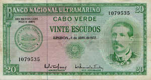 Cape Verde, 20 Escudo, P52a