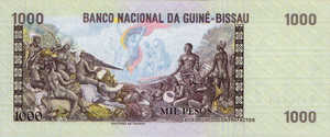 Guinea-Bissau, 1,000 Peso, P8a