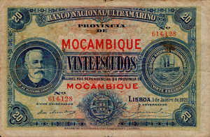 Mozambique, 20 Escudo, P70b