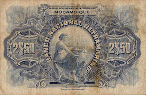 Mozambique, 2 1/2 Escudo, P82 Sign.3