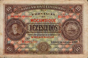 Mozambique, 10 Escudo, P84