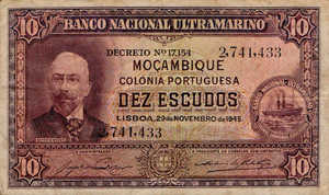 Mozambique, 10 Escudo, P95 Sign.1