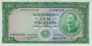 Mozambique, 100 Escudo, P109a Sign.3