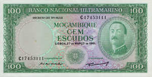 Mozambique, 100 Escudo, P109b