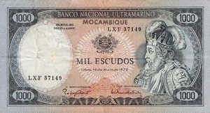 Mozambique, 1,000 Escudo, P112b Sign.3