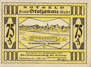 Germany, 75 Pfennig, 1276.2