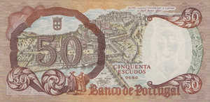 Portugal, 50 Escudo, P168 Sign.3