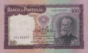 Portugal, 100 Escudo, P165a Sign.2