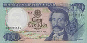 Portugal, 100 Escudo, P169b Sign.3