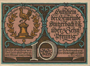 Germany, 10 Pfennig, 1286.1a