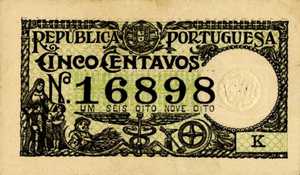 Portugal, 5 Centavo, 257, 1