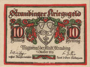 Germany, 10 Pfennig, S119.5a