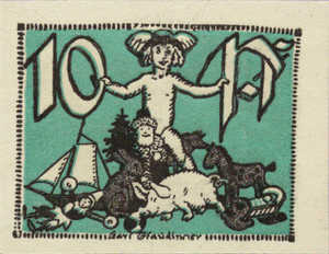 Germany, 10 Pfennig, 1244.1a
