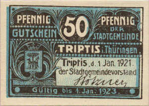 Germany, 50 Pfennig, T28.3d