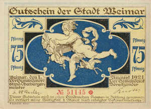 Germany, 75 Pfennig, 1398.7