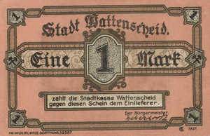 Germany, 1 Mark, 1385.1