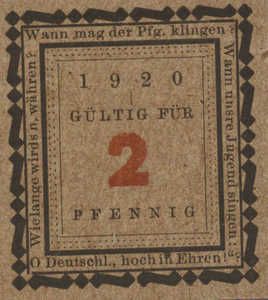 Germany, 2 Pfennig, 1382.3