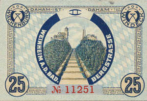 Germany, 25 Pfennig, W21.1a