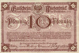 Germany, 10 Pfennig, W38.2a