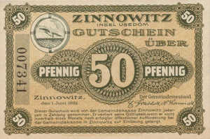 Germany, 50 Pfennig, Z11.1