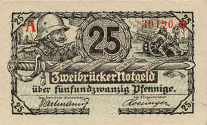 Germany, 25 Pfennig, Z19.3a